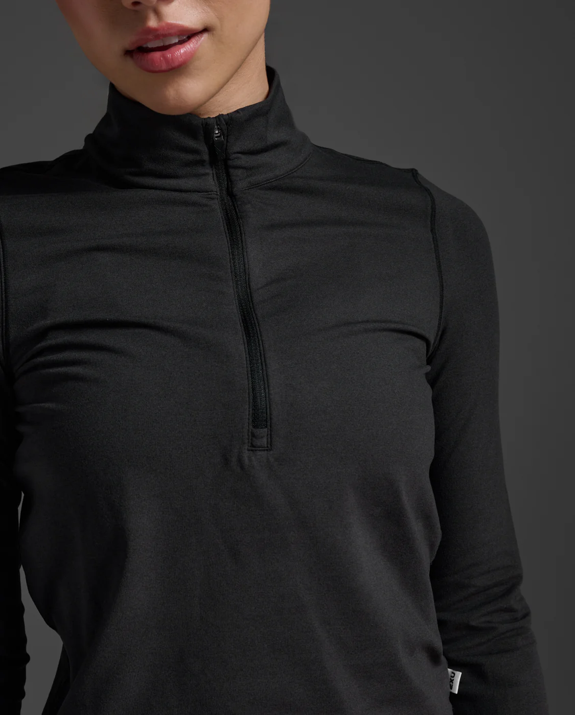 Flex Crop 1/2 Zip Long Sleeve - Image 7