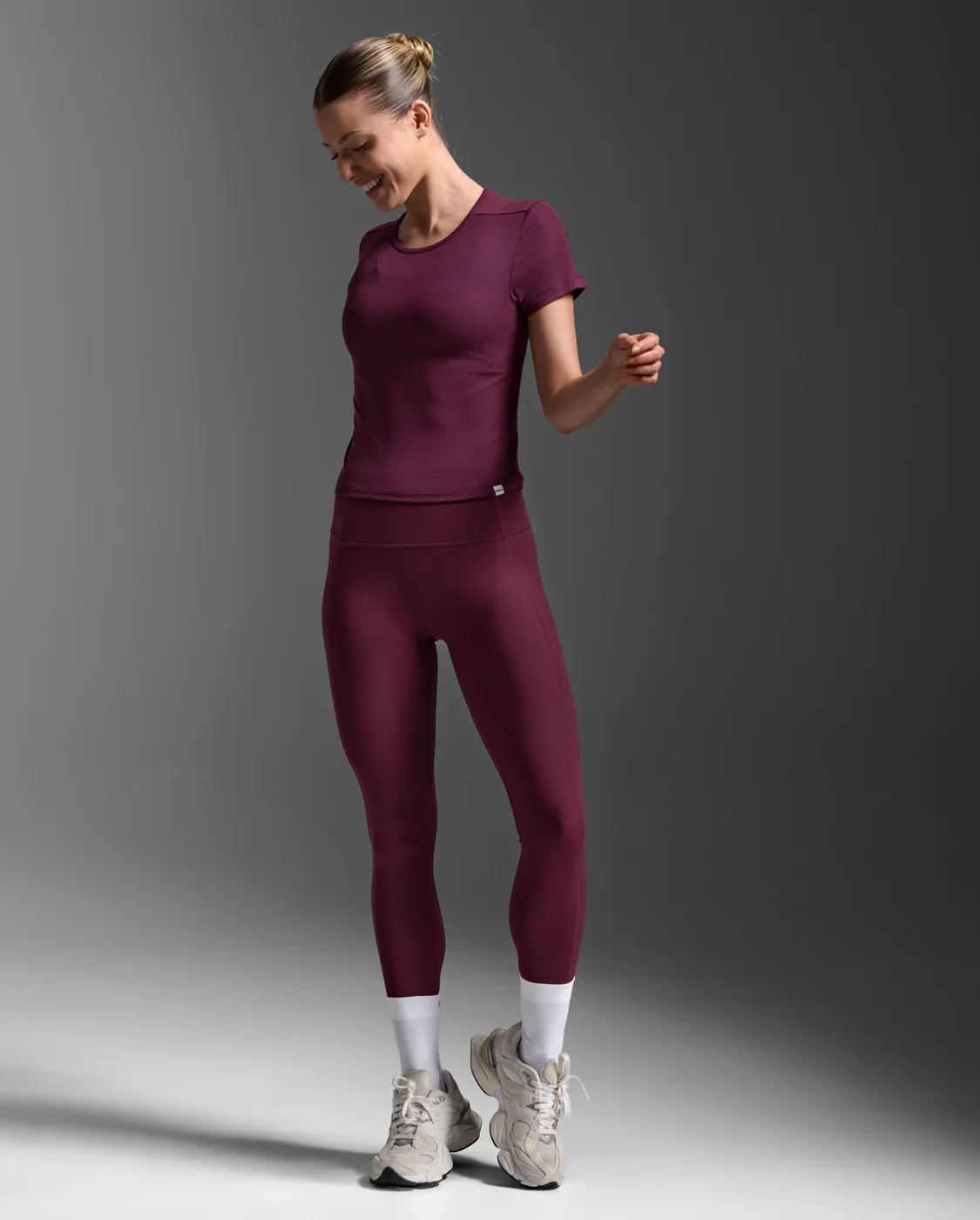 Fluid Ribbed Crop Tee - Image 4