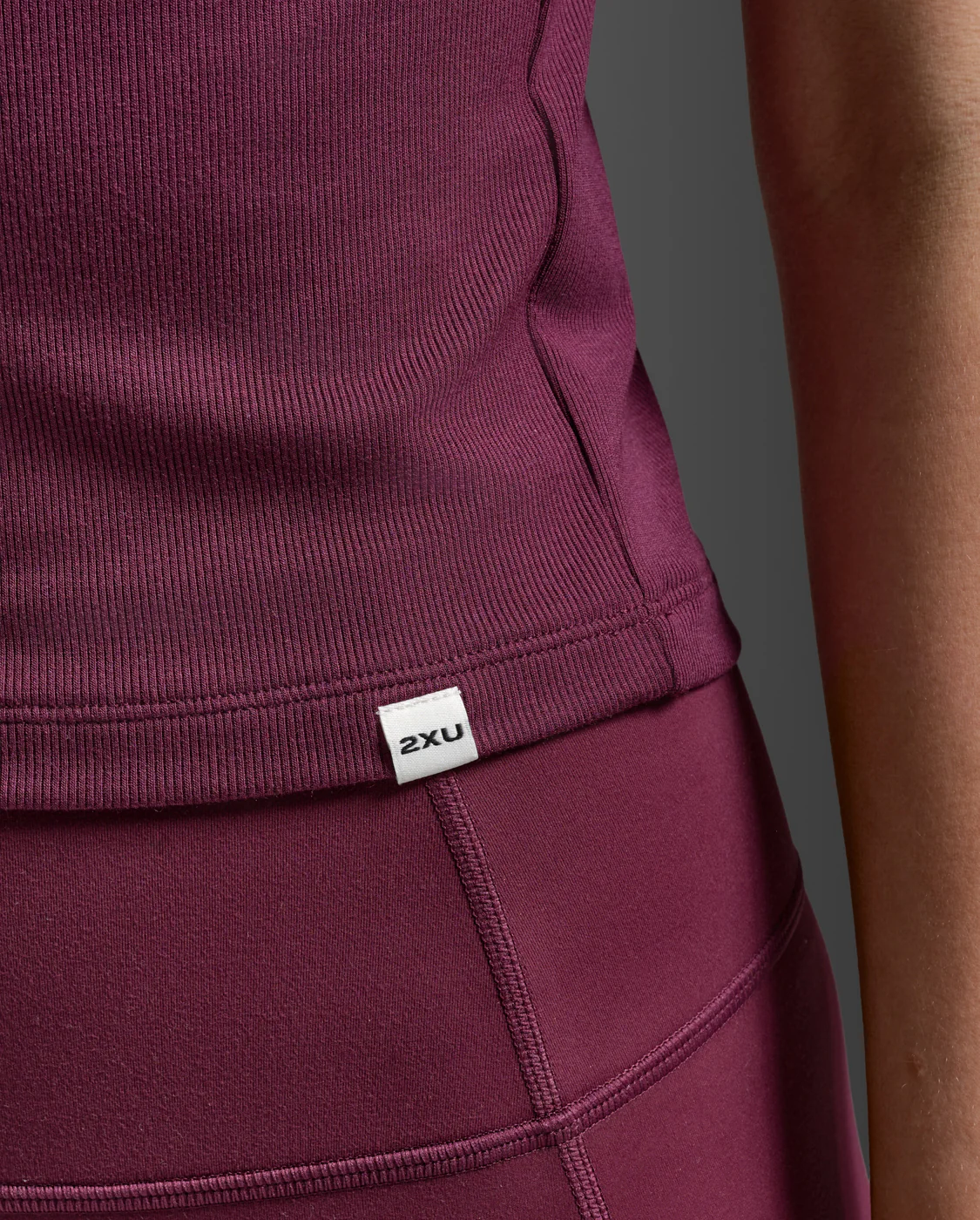 Fluid Ribbed Crop Tee - Image 7